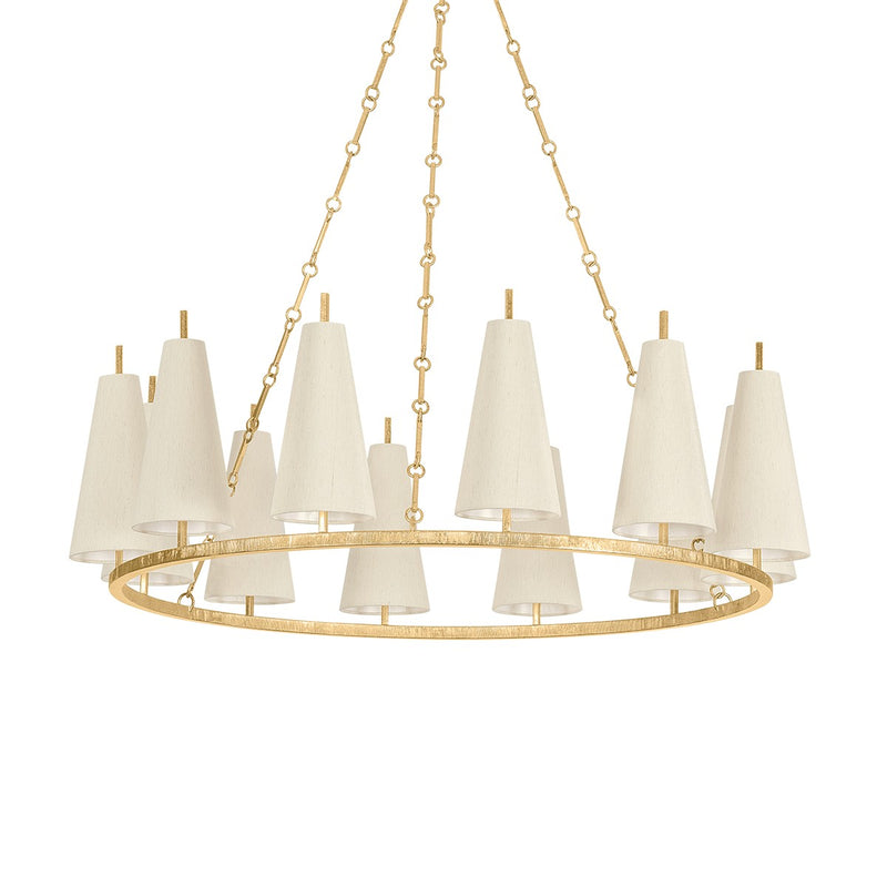 Corbett Lighting - 480-42-VGL - 12 Light Chandelier - Tirana - Vintage Gold Leaf