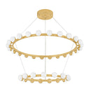 Corbett Lighting - 484-46-VB - LED Chandelier - Linus - Vintage Brass