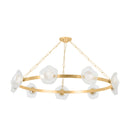 Corbett Lighting - 485-61-VGL - LED Chandelier - Almandine - Vintage Gold Leaf
