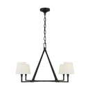 Visual Comfort Studio - CC1724AI - Four Light Chandelier - Perth - Aged Iron
