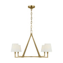 Visual Comfort Studio - CC1724BBS - Four Light Chandelier - Perth - Burnished Brass