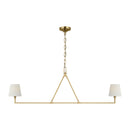 Visual Comfort Studio - CC1732BBS - Two Light Linear Chandelier - Perth - Burnished Brass