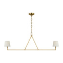 Visual Comfort Studio - CC1732BBS - Two Light Linear Chandelier - Perth - Burnished Brass