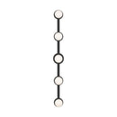Visual Comfort Studio - KWL1165MBK - Five Light Vanity - Nodes - Midnight Black