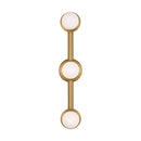 Visual Comfort Studio - KWL1173BBS - Three Light Vanity - Nodes - Burnished Brass