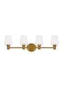 Visual Comfort Studio - VS22104BBS - Four Light Vanity - Xavierre - Burnished Brass