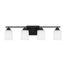 Generation Lighting - 4420904-112 - Four Light Wall / Bath Sconce - Vinton - Midnight Black