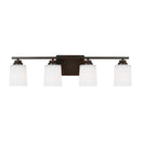 Generation Lighting - 4420904-710 - Four Light Wall / Bath Sconce - Vinton - Bronze