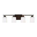 Generation Lighting - 4420904-710 - Four Light Wall / Bath Sconce - Vinton - Bronze