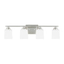 Generation Lighting - 4420904EN3-962 - Four Light Wall / Bath Sconce - Vinton - Brushed Nickel