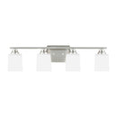Generation Lighting - 4420904EN3-962 - Four Light Wall / Bath Sconce - Vinton - Brushed Nickel