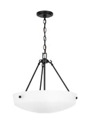 Generation Lighting - 6615203EN3-112 - Three Light Pendant - Kerrville - Midnight Black