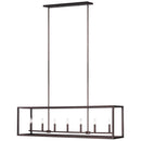 Generation Lighting - 6634507EN-710 - Seven Light Island Pendant - Moffet Street - Bronze