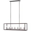 Generation Lighting - 6634507EN-710 - Seven Light Island Pendant - Moffet Street - Bronze