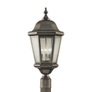 Generation Lighting - OL5907EN/CB - Three Light Outdoor Post Lantern - Martinsville - Corinthian Bronze