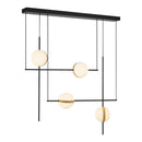 LED Linear Pendant<br /><span style="color:#4AB0CE;">Entrega: 4-10 dias en USA</span><br /><span style="color:#4AB0CE;font-size:60%;">PREGUNTE POR ENTREGA EN PANAMA</span><br />Collection: Tagliato<br />Finish: Matte Black/Brushed Gold