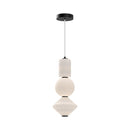 Alora - PD530341MBOP-UNV - LED Pendant - Bijou - Matte Black/Opal Matte Glass