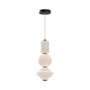 Alora - PD530341MBOP-UNV - LED Pendant - Bijou - Matte Black/Opal Matte Glass