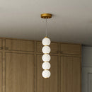 LED Pendant<br /><span style="color:#4AB0CE;">Entrega: 1-2 semanas en USA</span><br /><span style="color:#4AB0CE;font-size:60%;">PREGUNTE POR ENTREGA EN PANAMA</span><br />Collection: Bijou<br />Finish: Aged Gold/Opal Matte Glass