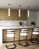 Alora - PD531515AGOP-UNV - LED Pendant - Bijou - Aged Gold/Opal Matte Glass