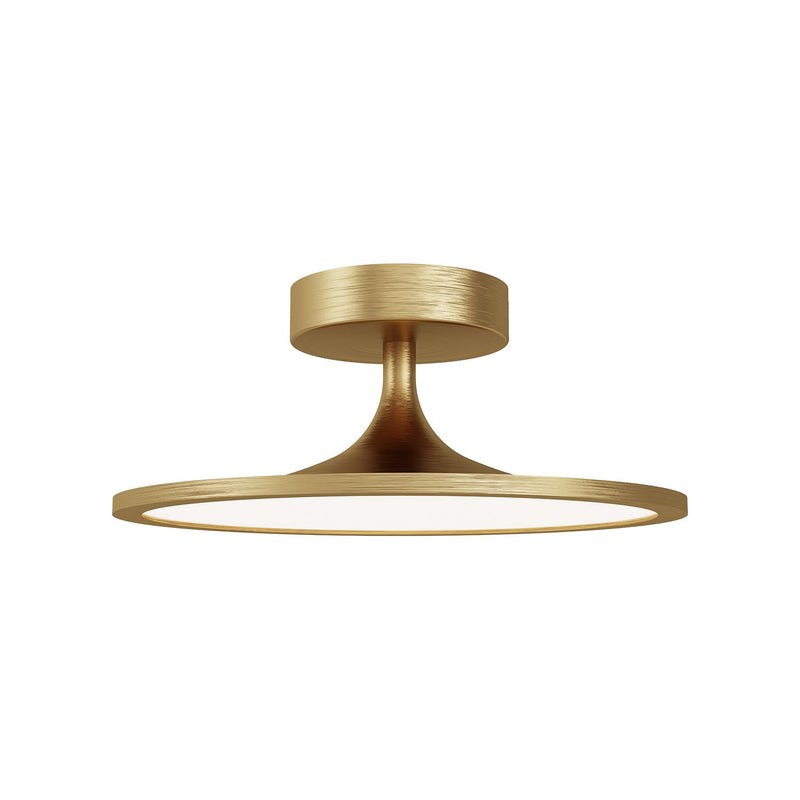 Alora - SF418012BG-UNV - LED Semi Flush Mount - Issa - Brushed Gold