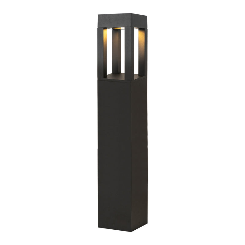 LED Exterior Bollard<br /><span style="color:#4AB0CE;">Entrega: 4-10 dias en USA</span><br /><span style="color:#4AB0CE;font-size:60%;">PREGUNTE POR ENTREGA EN PANAMA</span><br />Collection: Sonoma<br />Finish: Black
