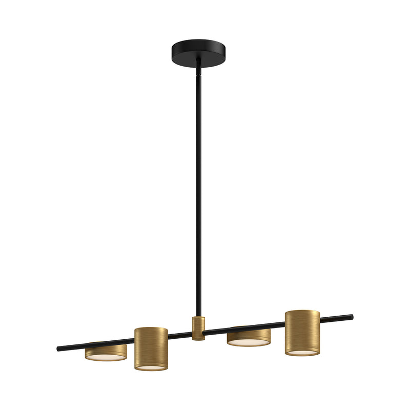 Kuzco Lighting - LP96840-BK/BG-UNV - LED Linear Pendant - Jayden - Black/Brushed Gold