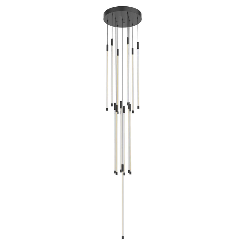 LED Pendant<br /><span style="color:#4AB0CE;">Entrega: 4-10 dias en USA</span><br /><span style="color:#4AB0CE;font-size:60%;">PREGUNTE POR ENTREGA EN PANAMA</span><br />Collection: Motif<br />Finish: Black
