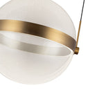 LED Pendant<br /><span style="color:#4AB0CE;">Entrega: 4-10 dias en USA</span><br /><span style="color:#4AB0CE;font-size:60%;">PREGUNTE POR ENTREGA EN PANAMA</span><br />Collection: Pisces<br />Finish: Brushed Gold/Light Guide