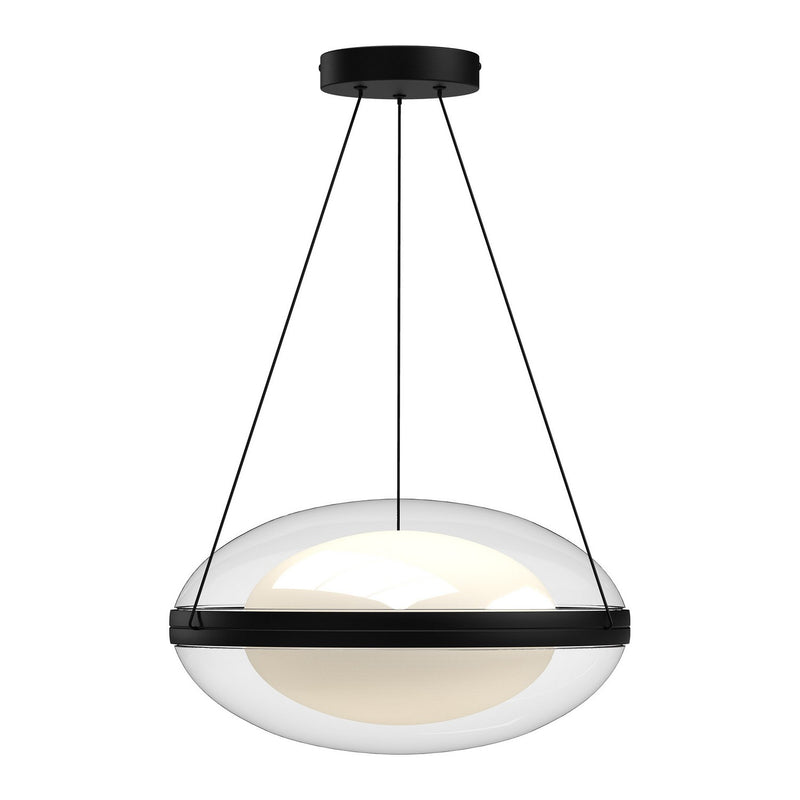 LED Pendant<br /><span style="color:#4AB0CE;">Entrega: 4-10 dias en USA</span><br /><span style="color:#4AB0CE;font-size:60%;">PREGUNTE POR ENTREGA EN PANAMA</span><br />Collection: Virgo<br />Finish: Black/Opal Glass