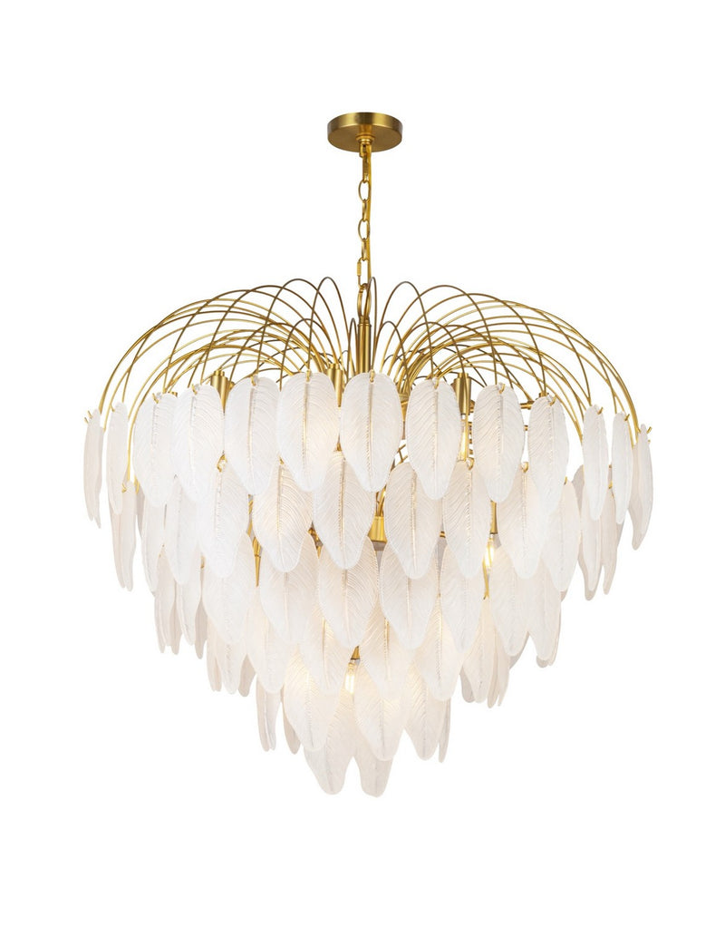 24 Light Chandelier<br /><span style="color:#4AB0CE;">Entrega: 4-10 dias en USA</span><br /><span style="color:#4AB0CE;font-size:60%;">PREGUNTE POR ENTREGA EN PANAMA</span><br />Collection: Alessia<br />Finish: Brushed Brass