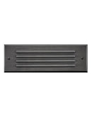 Hinkley - 15765SK - LED Flush Step Light - Louvered Brick Light - Satin Black