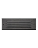 Hinkley - 15765SK - LED Flush Step Light - Louvered Brick Light - Satin Black