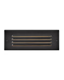 Hinkley - 55335SSB - LED Flush Step Light - Dash Louvered - Stainless Steel Black