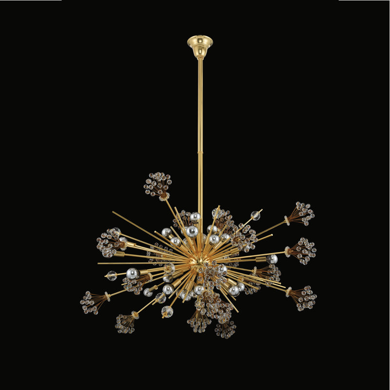 Allegri - 11634-018-FR001 - 30 Light Pendant - Constellation - Gold