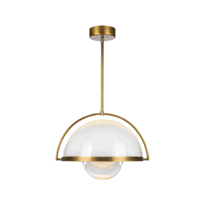LED Pendant<br /><span style="color:#4AB0CE;">Entrega: 4-5 semanas en USA</span><br /><span style="color:#4AB0CE;font-size:60%;">PREGUNTE POR ENTREGA EN PANAMA</span><br />Collection: Bowery<br />Finish: Vintage Brass