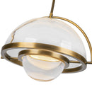 LED Pendant<br /><span style="color:#4AB0CE;">Entrega: 2-3 semanas en USA</span><br /><span style="color:#4AB0CE;font-size:60%;">PREGUNTE POR ENTREGA EN PANAMA</span><br />Collection: Bowery<br />Finish: Vintage Brass