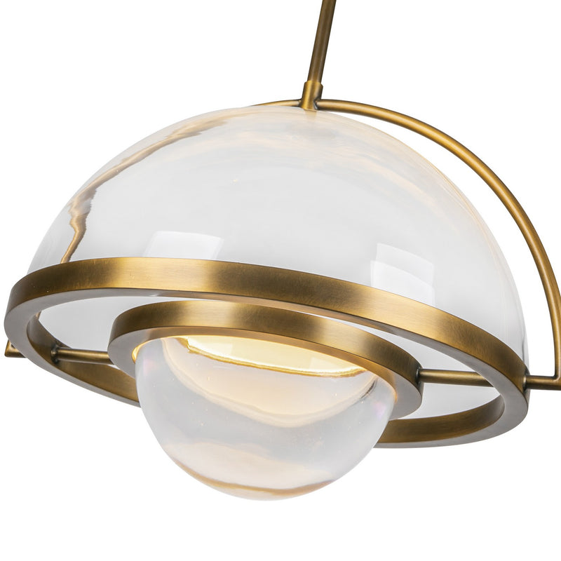 LED Pendant<br /><span style="color:#4AB0CE;">Entrega: 4-5 semanas en USA</span><br /><span style="color:#4AB0CE;font-size:60%;">PREGUNTE POR ENTREGA EN PANAMA</span><br />Collection: Bowery<br />Finish: Vintage Brass