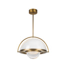 LED Pendant<br /><span style="color:#4AB0CE;">Entrega: 2-3 semanas en USA</span><br /><span style="color:#4AB0CE;font-size:60%;">PREGUNTE POR ENTREGA EN PANAMA</span><br />Collection: Bowery<br />Finish: Vintage Brass