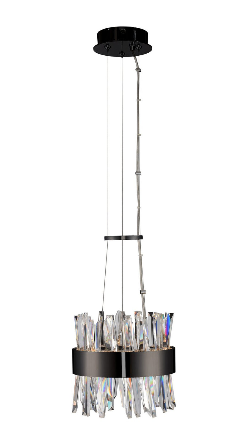 Allegri - 030210-052 - LED Mini Pendant - Glacier - Matte Balck