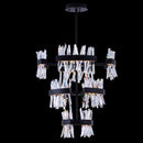 Allegri - 030259-052 - LED Foyer Pendant - Glacier - Matte Balck