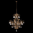 Allegri - 040377-044-FR001 - Eight Light Chandelier - Tulipani - Winter Brass