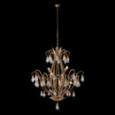 Allegri - 040377-044-FR001 - Eight Light Chandelier - Tulipani - Winter Brass