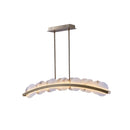 Kalco - 518461WB - LED Island Pendant - Meridian - Winter Brass