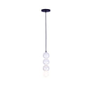 Kalco - 522011MB - One Light Pendant - Pearls - Matte Black