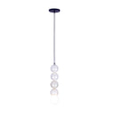 Kalco - 522012MB - One Light Pendant - Pearls - Matte Black