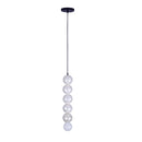 Kalco - 522013MB - One Light Pendant - Pearls - Matte Black