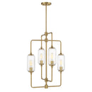 Four Light Chandelier<br /><span style="color:#4AB0CE;">Entrega: 4-10 dias en USA</span><br /><span style="color:#4AB0CE;font-size:60%;">PREGUNTE POR ENTREGA EN PANAMA</span><br />Collection: Holton<br />Finish: Warm Brass