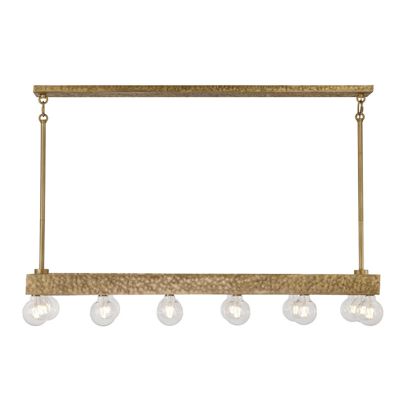 14 Light Linear Chandelier<br /><span style="color:#4AB0CE;">Entrega: 4-10 dias en USA</span><br /><span style="color:#4AB0CE;font-size:60%;">PREGUNTE POR ENTREGA EN PANAMA</span><br />Collection: Etereo<br />Finish: Spumante