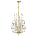 Four Light Chandelier<br /><span style="color:#4AB0CE;">Entrega: 4-10 dias en USA</span><br /><span style="color:#4AB0CE;font-size:60%;">PREGUNTE POR ENTREGA EN PANAMA</span><br />Collection: Irina<br />Finish: Noble Brass